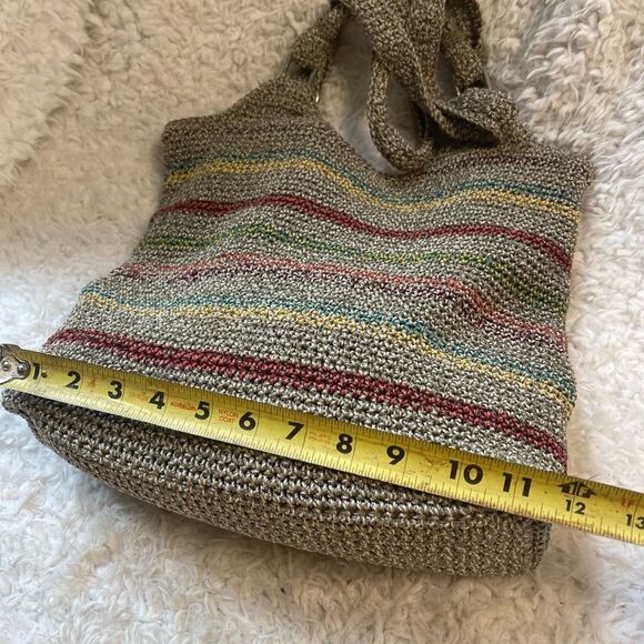 The SAK crochet Multicolor Striped Hobo medium Bag - Picture 5 of 11